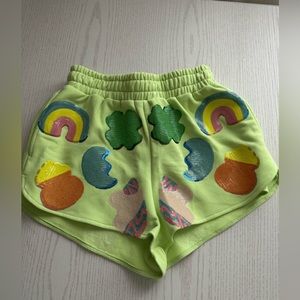 ✨☘️Queen of Sparkles Lucky Charm Shorts ☘️✨